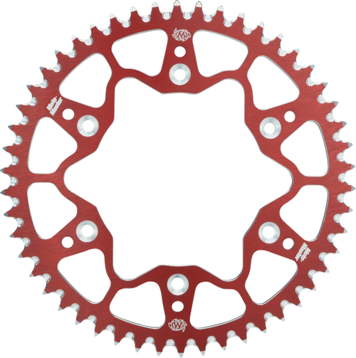 MOTO-MASTER 620042346 7075 Aluminum Rear Sprocket - 46 Tooth - Red - Suzuki/Yamaha - 46 Tooth Red Suzuki/Yamaha
