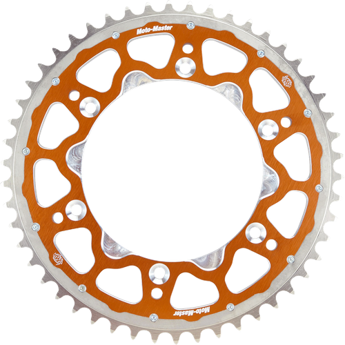 MOTO-MASTER 620273546 Fusion Series Dual Ring Rear Sprocket - 46 Tooth - Orange - Gas Gas/Husqvarna/KTM - 46 Tooth Orange Gas Gas/Husqvarna/KTM