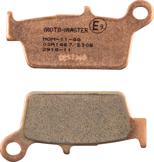 MOTO-MASTER 91811-PU Brake Pads - Racing Series