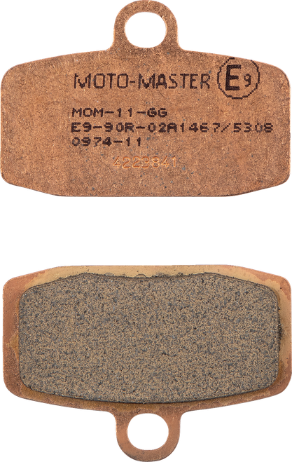 MOTO-MASTER 97411-PU Brake Pads - Racing Series