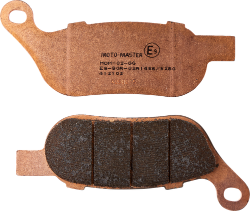 MOTO-MASTER 412102-PU Brake Pads - Sintered Series