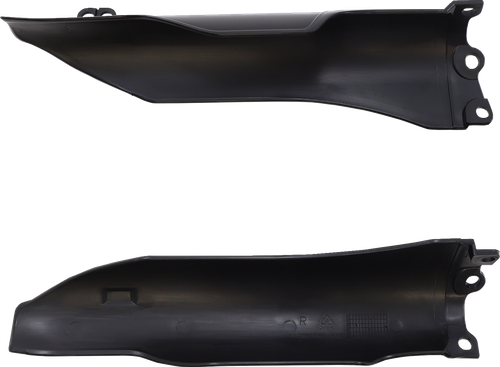 POLISPORT 8351200002 Fork Guard Cover - Black - Kawasaki - Black Kawasaki