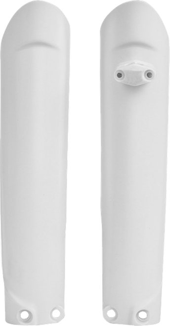 POLISPORT 8398600002 Fork Guard Cover - White - Gas Gas/Husqvarna/KTM/Sherco - White Gas Gas/Husqvarna/KTM/Sherco