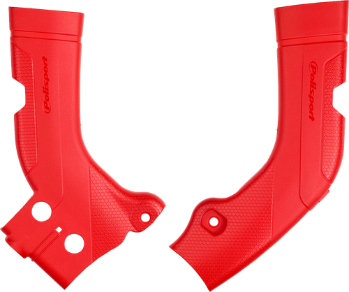 POLISPORT 8472600002 Frame Guards - Red CR4 - Honda - CRF '19-'21 - Red CR4 Honda CRF '19-'21