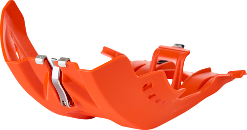 POLISPORT 8468900005 Fortress Skid Plate - Orange - KTM - EX/SX/XC '16-'23 - Orange KTM EX/SX/XC '16-'23