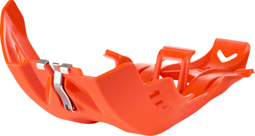 POLISPORT 8469100005 Fortress Skid Plate - Orange - KTM - SX/XC '16-'22 - Orange KTM SX/XC '16-'22