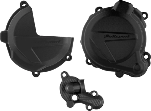 POLISPORT 91000 Clutch/Ignition Protection Kit - Black - Beta - Black Beta
