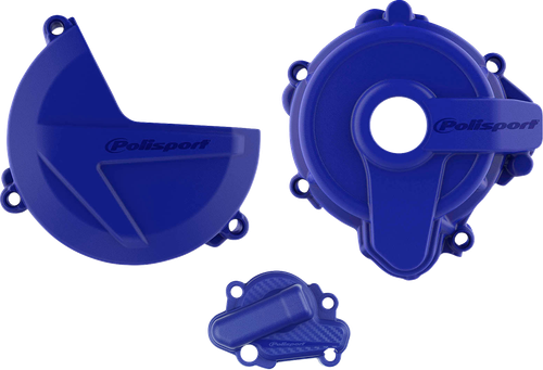 POLISPORT 91005 Clutch/Ignition Protection Kit - Blue - Sherco - Blue Sherco