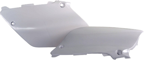 POLISPORT 8600600001 Side Panels - White OEM - Yamaha - YZ '02-'14 - White OEM Yamaha YZ '02-'14
