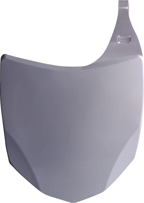POLISPORT 8656800002 Number Plate - White - Kawasaki - KX '09-'12 - White Kawasaki KX '09-'12