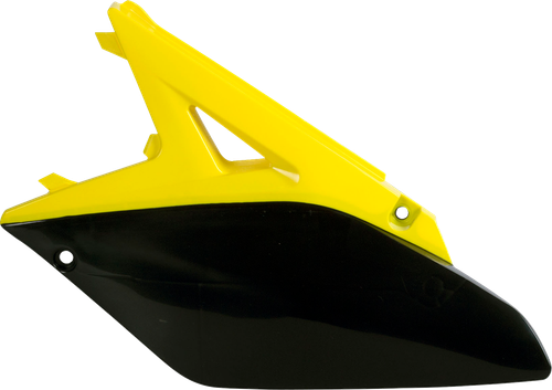 POLISPORT 8605200001 Side Panels - Yellow/Black - Suzuki - RMZ '10-'18 - Yellow/Black Suzuki RMZ '10-'18