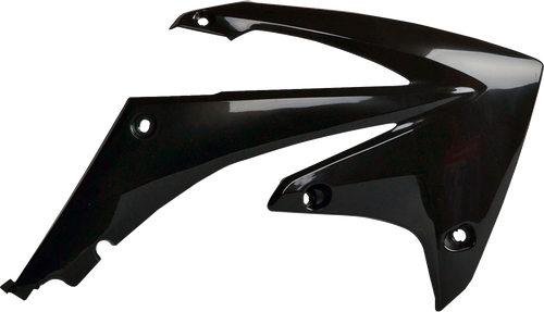 POLISPORT 8412700003 Radiator Cover - Black - Honda - CRF '09-'13 - Black Honda CRF '09-'13