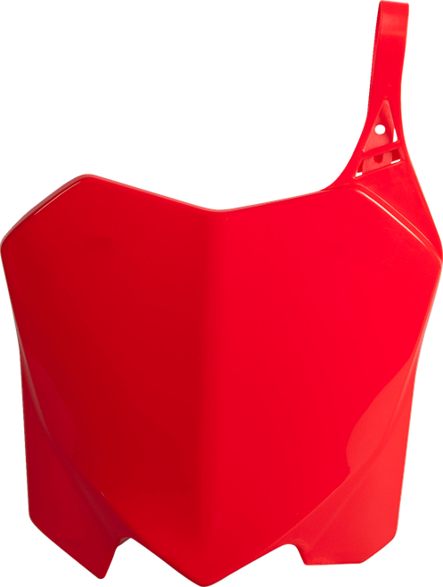 POLISPORT 8656700003 Number Plate - Red - Honda - CRF '09-'13 - Red Honda CRF '09-'13