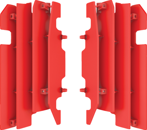 POLISPORT 8459900002 Radiator Louvers - Red OEM '04 - Honda - CR/CRF - Red OEM '04 Honda CR/CRF