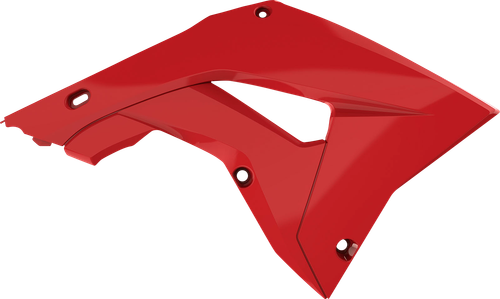 POLISPORT 8421600001 Radiator Cover - Restyle - Red OEM '04 - Honda - CR '02-'07 - Restyle Red OEM '04 Honda CR '02-'07