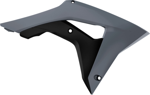 POLISPORT 8414800007 Radiator Cover - Gray - Honda - CRF '17-'21 - Gray Honda CRF '17-'21