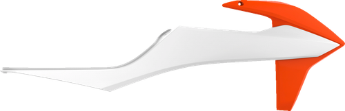 POLISPORT 8422100009 Radiator Cover - Orange/White - KTM - EX/SX/XC '19-'23 - Orange/White KTM EX/SX/XC '19-'23