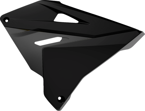 POLISPORT 8423700002 Radiator Cover - Restyle - Black - Suzuki - RM/RMZ '01-'08 - Restyle Black Suzuki RM/RMZ '01-'08