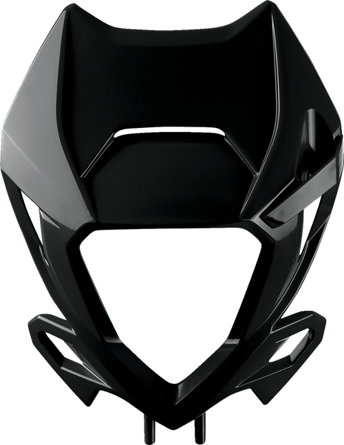 POLISPORT 8667300002 Headlight Mask - Black - Beta - Enduro RR/X-Trainer '13-'26 - Black Beta Enduro RR/X-Trainer '13-'26