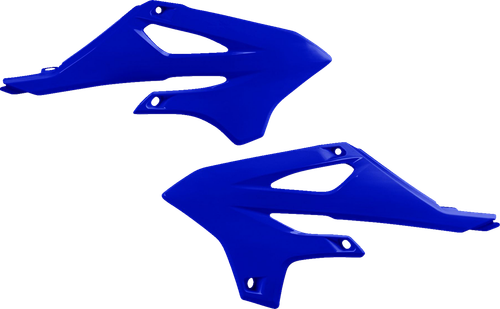 POLISPORT 8477800001 Radiator Cover - Blue - Yamaha - YZ '22-'25 - Blue Yamaha YZ '22-'25