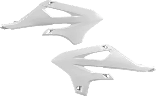 POLISPORT 8477800002 Radiator Cover - White - Yamaha - YZ '22-'25 - White Yamaha YZ '22-'25