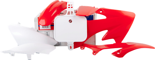 POLISPORT 90025 Standard Body Kit - White/Red OEM - Honda - CRF '04-'26 - White/Red OEM Honda CRF '04-'26