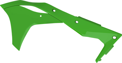 POLISPORT 8412300005 Radiator Cover - Green - Kawasaki - KX '17-'20 - Green Kawasaki KX '17-'20