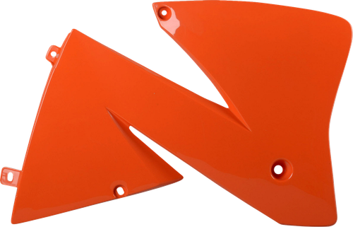 POLISPORT 8422000003 Radiator Cover - Orange OEM - KTM - EXC '01-'02 - Orange OEM KTM EXC '01-'02