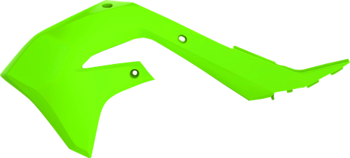POLISPORT 8423400005 Radiator Cover - Lime Green - Kawasaki - KX '19-'24 - Lime Green Kawasaki KX '19-'24