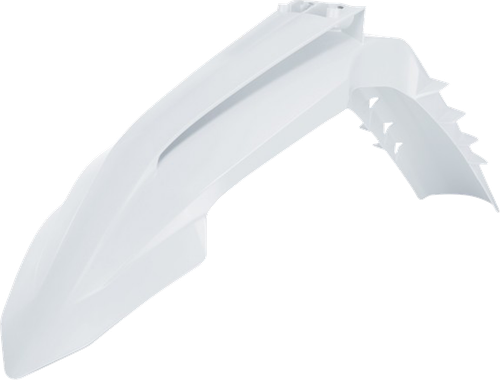 POLISPORT 8685700002 Front Fender - White - KTM - EX/SX/XC '23-'26 - White KTM EX/SX/XC '23-'26