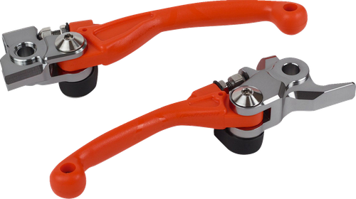 POLISPORT 8487200039 Pivot Unbreakable Lever Set - '16 KTM Orange