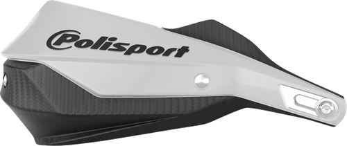 POLISPORT 8308800017 Trail Blazer Handguards - White/Black