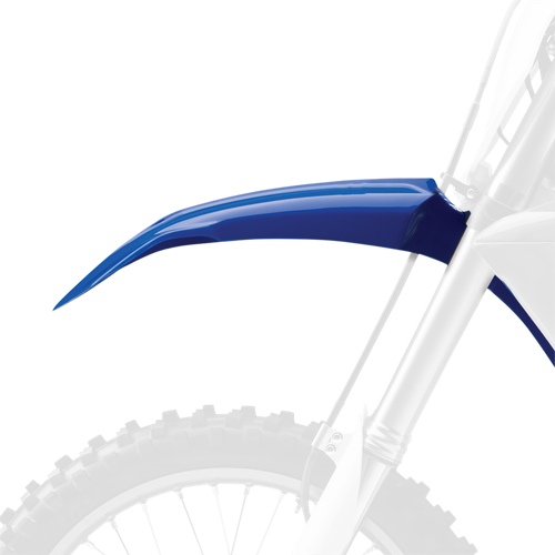 POLISPORT 8553600003 Front Fender - Blue OEM '98 - Yamaha - YZ/WR '10-'23 - Blue OEM '98 Yamaha YZ/WR '10-'23