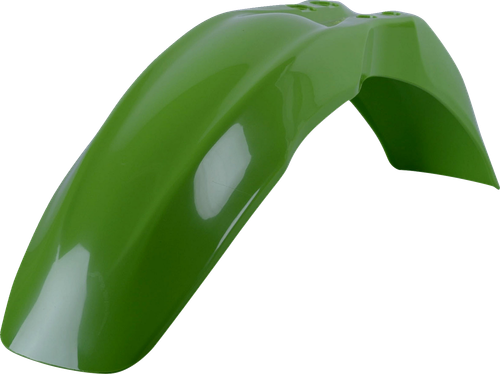 POLISPORT 8561600013 Front Fender - Green OEM '05 - Kawasaki - KX '00-'26 - Green OEM '05 Kawasaki KX '00-'26