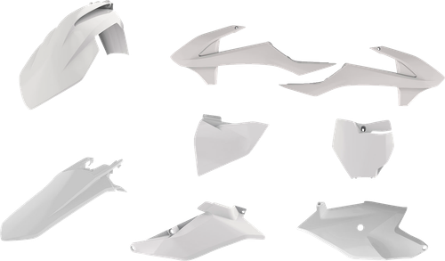 POLISPORT 90761 Standard Body Kit - White - KTM - SX '18-'24 - White KTM SX '18-'24