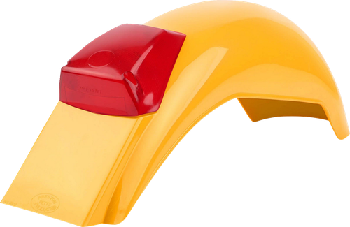 POLISPORT 8555700002 Rear Fender - Enduro - Dark Yellow - Enduro Dark Yellow