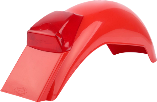 POLISPORT 8555700007 Rear Fender - Enduro - Red - Enduro Red