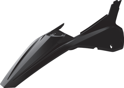 POLISPORT 8585300002 Rear Fender - With Side Panels - Black - Beta - RR/X-Trainer '20-'26 - With Side Panels Black Beta RR/X-Trainer '20-'26