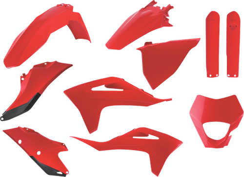POLISPORT 91116 Full Body Kit - Red/Black - Gas Gas - EC '21-'23 - Red/Black Gas Gas EC '21-'23