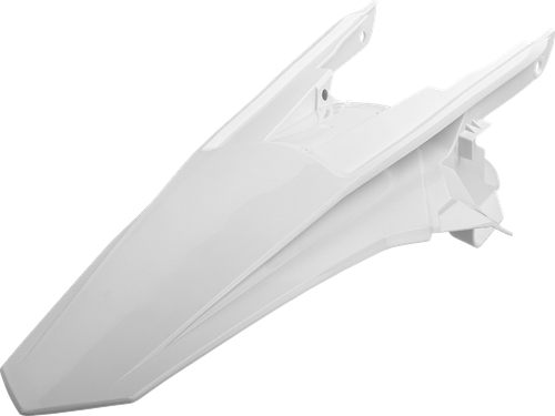 POLISPORT 8595900002 Rear Fender - OEM White - KTM - EX/XC '17-'19 - OEM White KTM EX/XC '17-'19