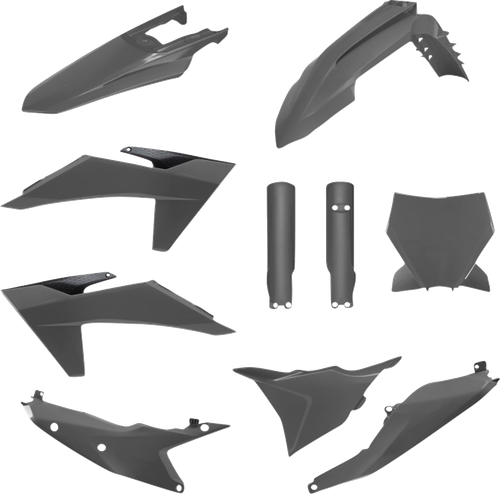 POLISPORT 91290 Full Body Kit - Gray - KTM - SX/XC '23-'24 - Gray KTM SX/XC '23-'24