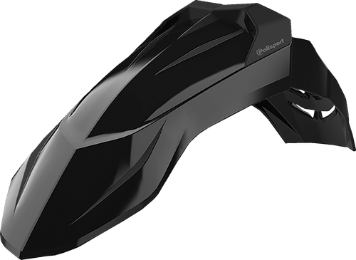 POLISPORT 8685300002 Supermoto Front Fender - Black - Universal - Black Universal