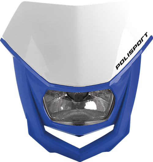 POLISPORT 8657400039 Halo Headlight - White/Blue