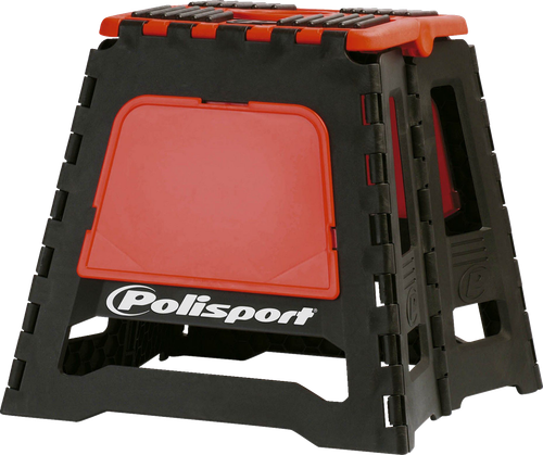POLISPORT 8981500004 Bike Stand - MX - Folding - Black/Red - MX Folding Black/Red