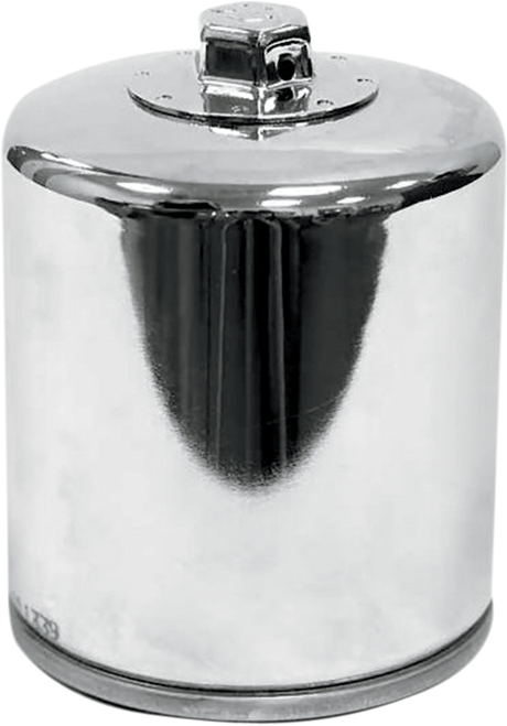 K & N KN-174C Oil Filter - Chrome