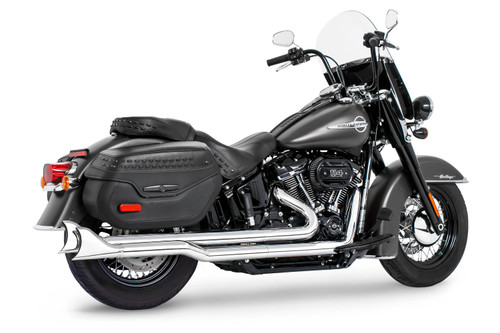 Freedom Performance HARLEY SOFTAIL 2.5" RIGHT-SIDE STAGGERED TRUE-DUAL COMPLETE SYSTEM BUNDLE M8 ONLY