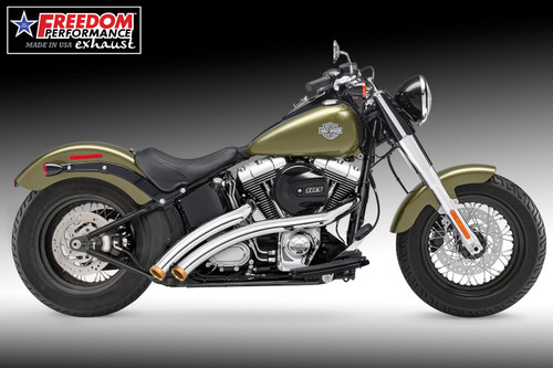 Freedom Performance HARLEY SOFTAIL RADICAL RADIUS 1987-2017 BUNDLE - HD01719 - CHROME / STRAIGHT / SCULPTED GOLD