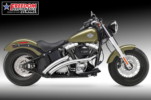 Freedom Performance HARLEY SOFTAIL ROCKER & BREAKOUT RADICAL RADIUS 2007-2017 BUNDLE - HD01738 - CHROME / STRAIGHT / PITCH BLACK