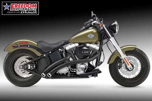 Freedom Performance HARLEY SOFTAIL ROCKER & BREAKOUT RADICAL RADIUS 2007-2017 BUNDLE - HD01739 - BLACK / STRAIGHT / CHROME