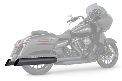Freedom Performance HARLEY TOURING 4" INVERSE AND CLASSIC SLIP-ONS 1995-PRESENT - HD01908 - 2017-PRESENT / INVERSE / BLACK